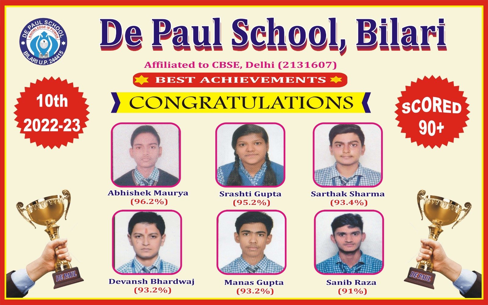 De Paul School Bilari